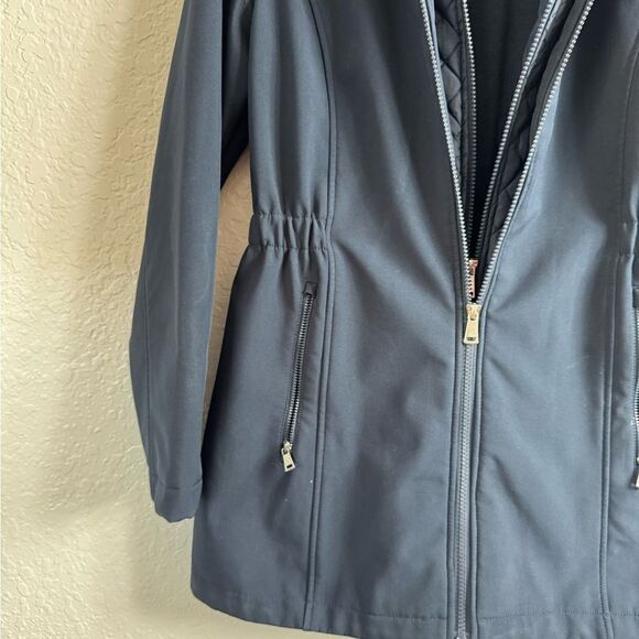 Lauren Ralph Lauren Quilted Bib Hooded Softshell Jacket Size M - Picture 7 of 16